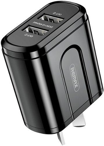 Remax  RP-U22 Dual Port USB (AU) Adapter - Black - Brand New