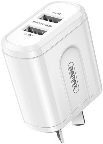 Remax  RP-U22 Dual Port USB (AU) Adapter - White - Brand New