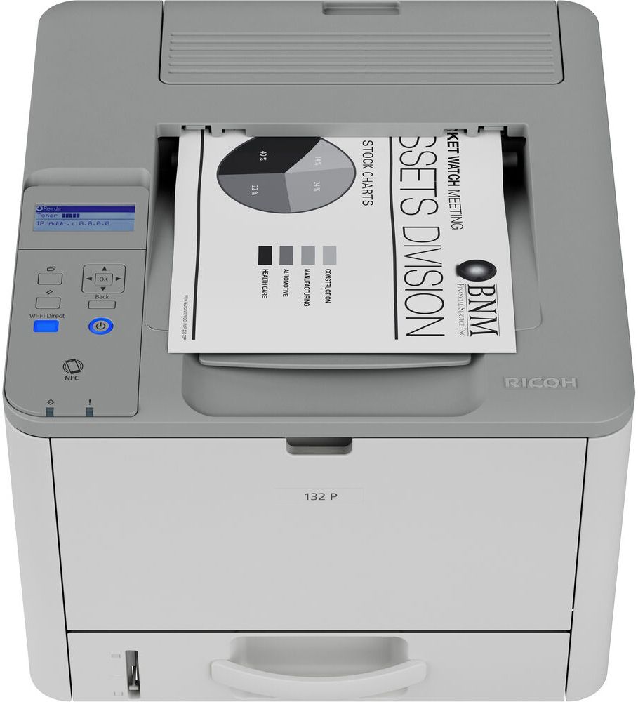 RICOH 132 P Black and White Laser Printer