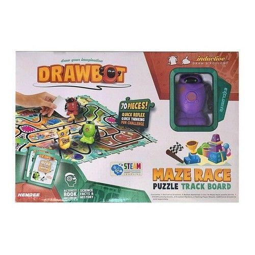 Drawbot  Robot Builder with 70 Piece Puzzle - Default - Brand New