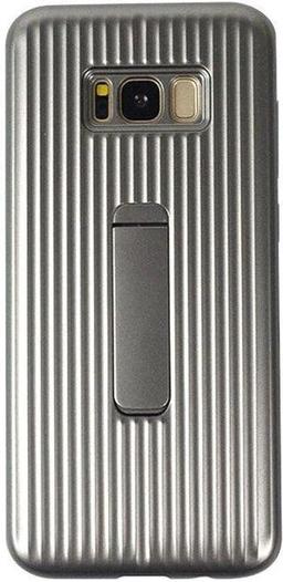 Rugged Mobile Phone Stand Case for Galaxy S10+ - Silver