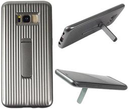 Rugged Mobile Phone Stand Case for Galaxy S10+ - Silver