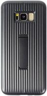 Rugged Mobile Phone Stand Case for Galaxy S9 - Metallic Grey