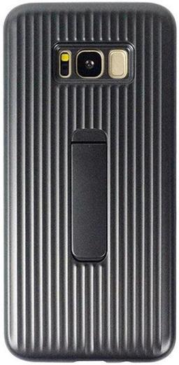 Rugged Mobile Phone Stand Case for Galaxy S9+ - Metallic Grey