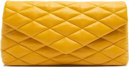 Saint Laurent Quilted Lambskin Puffer Sade Clutch