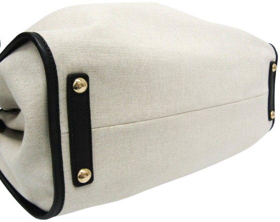 Salvatore Ferragamo Canvas Leather Handbag