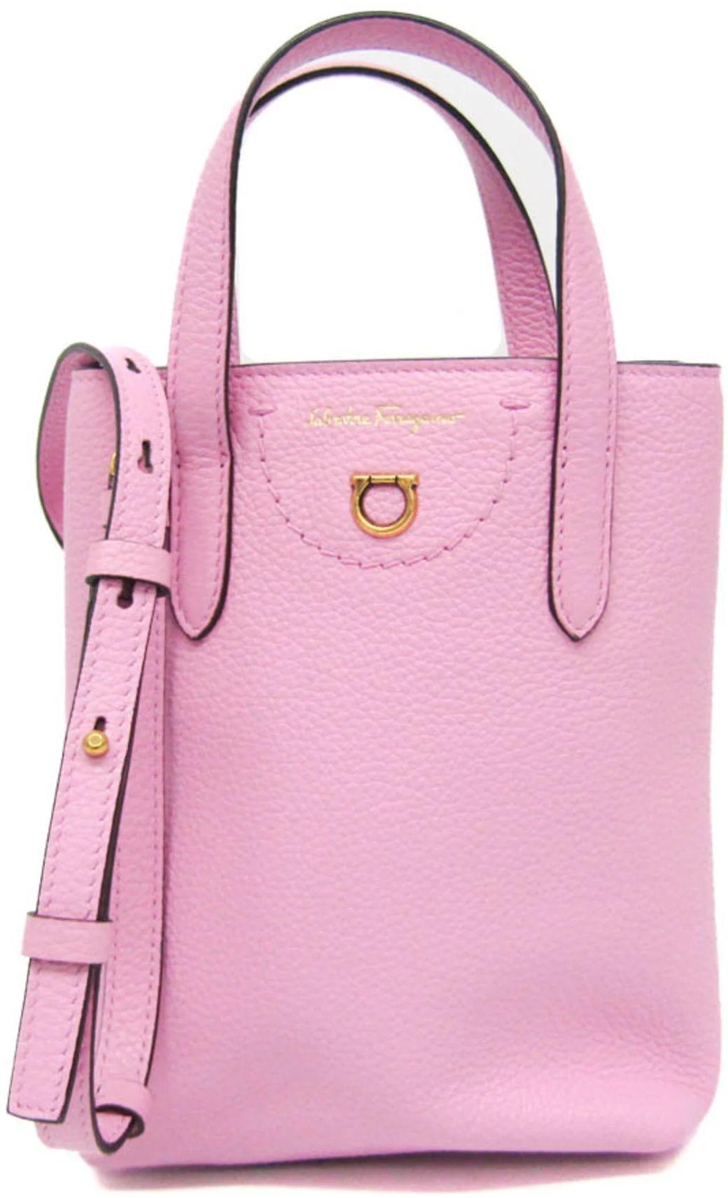 Salvatore Ferragamo Leather Shoulder Bag Handbag