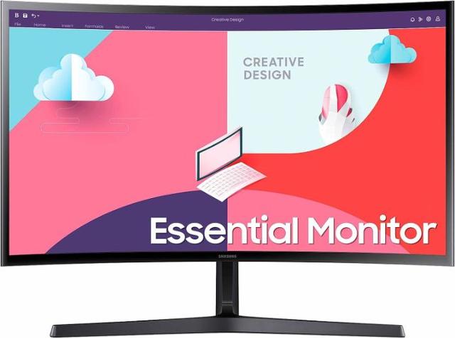 Samsung Essential Curved Monitor S3 S36C in Black
