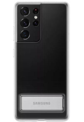 Samsung Clear Standing Cover Phone Case for Galaxy S21 Ultra (5G)