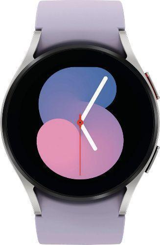Samsung Galaxy Watch5 (Bluetooth) - 16GB - 40mm - Bora Purple Aluminum Case with Purple Hybrid Leather Sport Band