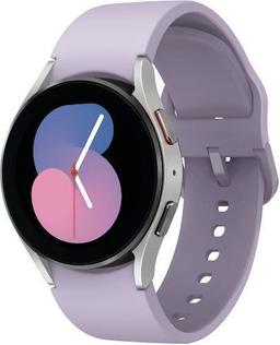 Samsung Galaxy Watch5 (Bluetooth) - 16GB - 40mm - Bora Purple Aluminum Case with Purple Hybrid Leather Sport Band