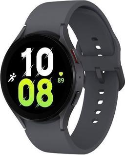 Samsung Galaxy Watch5 (Bluetooth + LTE) - 16GB - 44mm - Graphite Aluminum Case with Graphite Fluoroelastomer Sport Band