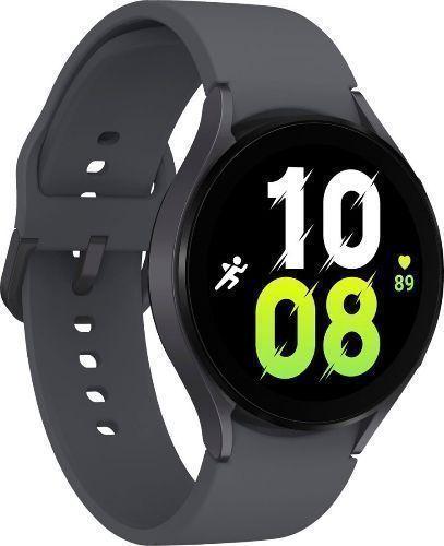 Samsung Galaxy Watch5 (Bluetooth + LTE) - 16GB - 44mm - Graphite Aluminum Case with Graphite Fluoroelastomer Sport Band