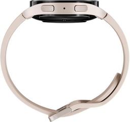 Samsung Galaxy Watch5 (Bluetooth) - 16GB - 40mm - Pink Gold Aluminum Case with Pink Hybrid Leather Sport Band