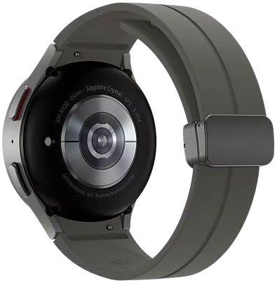 Samsung Galaxy Watch5 Pro (Bluetooth + LTE) - 16GB - 45mm - Gray Titanium Titanium Case with Gray Titanium Silicone