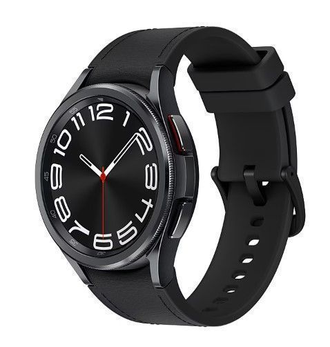 Samsung Galaxy Watch6 (Bluetooth) - 16GB - 47mm - Black Classic (Stainless Steel) Case with Black Fluoroelastomer Sports Band