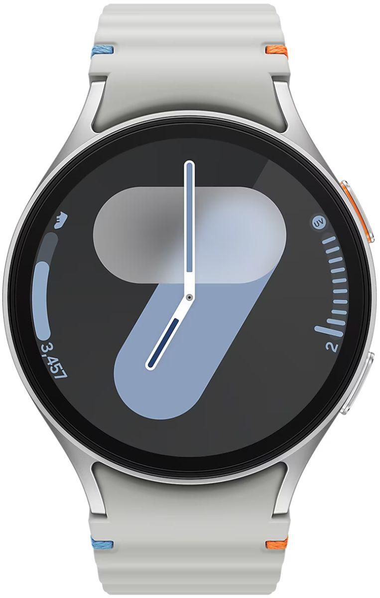 Galaxy Watch7 (Bluetooth) - 32GB - 44mm - Silver Aluminum Case with Silver Silicone Sport Band