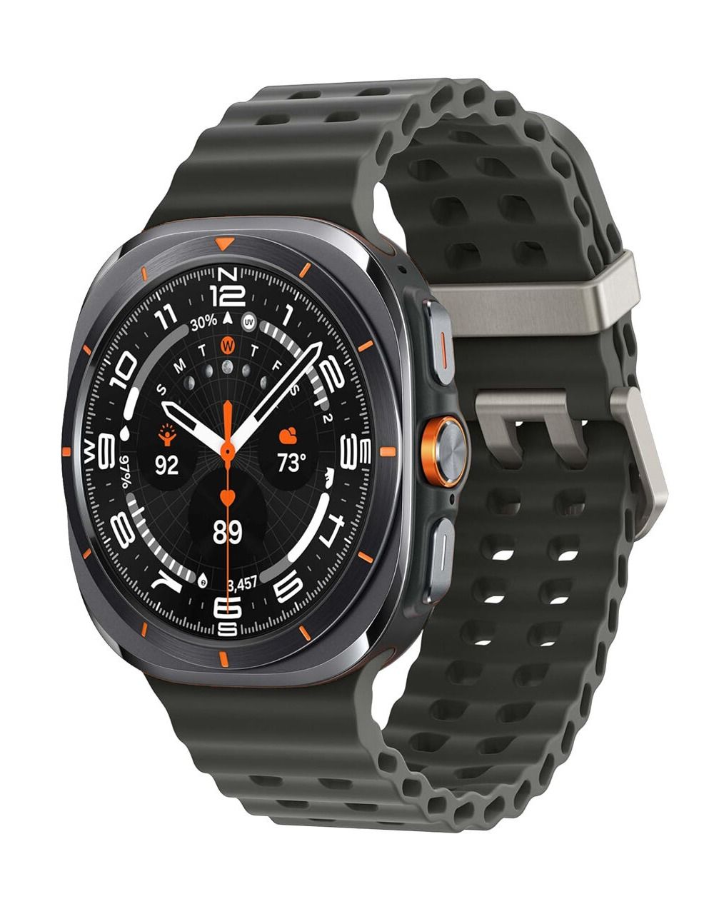 Galaxy Watch Ultra - 32GB - 47mm - Titanium Gray Titanium Case with Black Silicone Marine Band