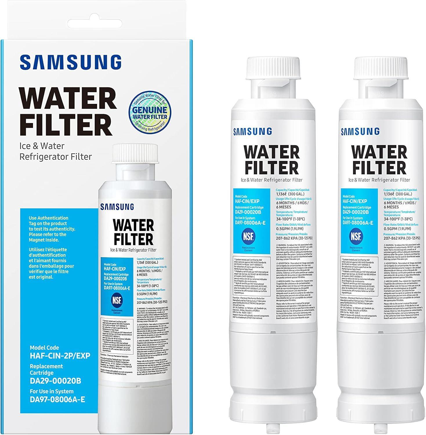 Samsung HAF-CIN Refrigerator Water Filter (2-Pack)
