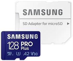 Samsung Pro Plus microSD with Adapter - 128GB - Blue