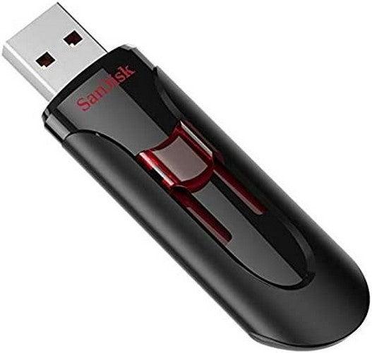 SanDisk  Cruzer Glide USB Flash Drive 3.0 - 128GB - Black - Brand New