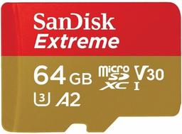 SanDisk Extreme A2 Micro SD Memory Card - 256GB - Red