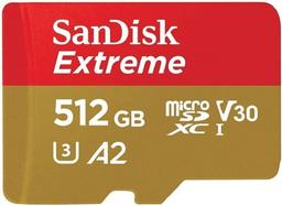 SanDisk Extreme A2 Micro SD Memory Card - 256GB - Red