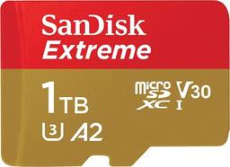 SanDisk Extreme A2 Micro SD Memory Card - 256GB - Red