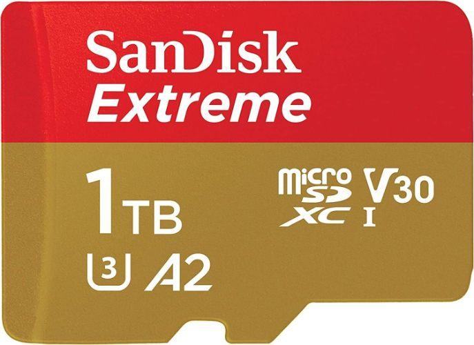 SanDisk Extreme A2 Micro SD Memory Card - 256GB - Red