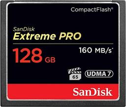 SanDisk Extreme Pro CompactFlash Memory Card - 128GB - Black (128GB)