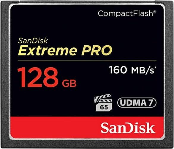 SanDisk Extreme Pro CompactFlash Memory Card - 128GB - Black (128GB)