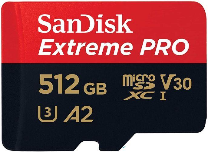 SanDisk Extreme PRO microSD UHS-I Card (Up to 170 MB/s) - 64GB - Black