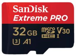 SanDisk Extreme PRO microSDXC UHS-I Card - 32GB - Black
