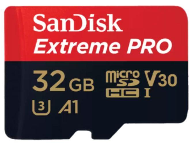 SanDisk  Extreme PRO microSDXC UHS-I Card - 32GB - Black - Brand New
