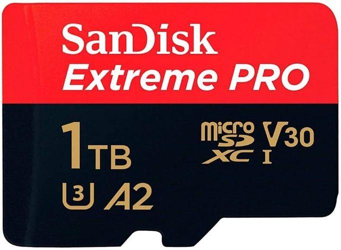 SanDisk Extreme PRO microSDXC UHS-I Card - 32GB - Black