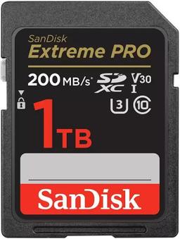 SanDisk Extreme PRO SDHC/SDXC UHS-I Memory Card (Up to 200MB/s) - 32GB - Black