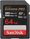 SanDisk Extreme PRO SDXC UHS-II Memory Card (280MB/s) - 64GB - Black
