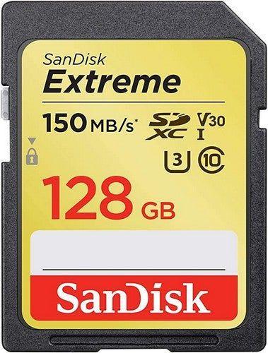 SanDisk Extreme SDHC/SDXC UHS-I Memory Card (Up to 150MB/s) - 16GB - Black