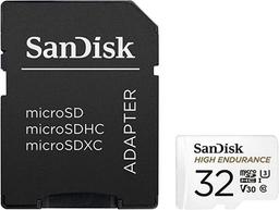 SanDisk High Endurance microSDHC/SDXC Card with Adapter - 32GB - White