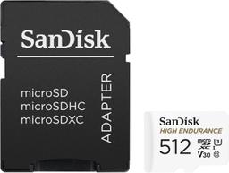 SanDisk High Endurance microSDHC/SDXC Card with Adapter - 32GB - White