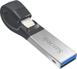 SanDisk iXpand Apple iPhone and iPad Flash Drive - 128GB - Grey