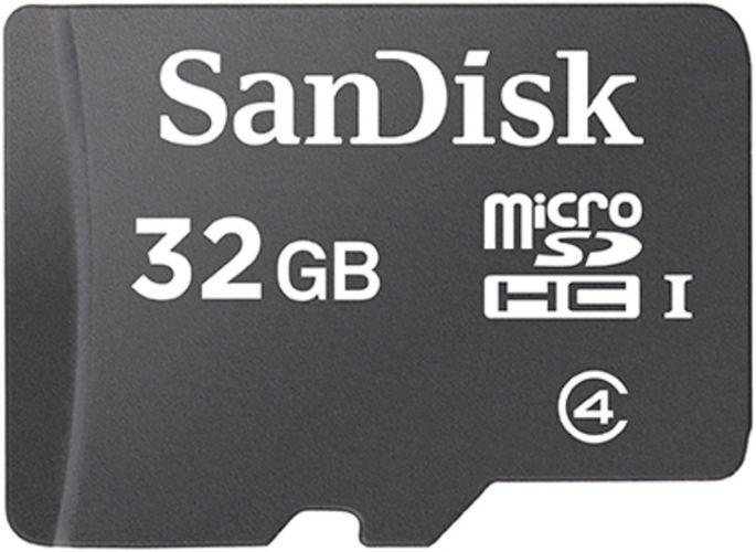 SanDisk MicroSDHC Class 4 Memory Card - 16GB - Black