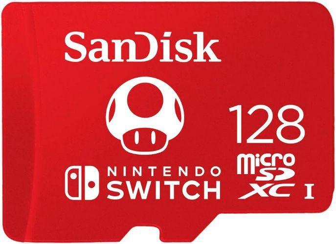 SanDisk  microSDXC Card for Nintendo Switch - Red (128GB) - Brand New