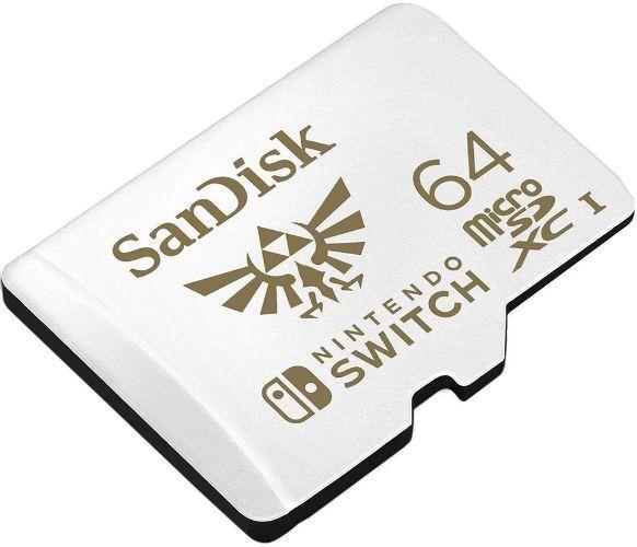SanDisk microSDXC Card for Nintendo Switch - White (64GB)