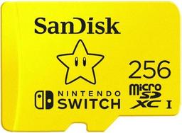 SanDisk microSDXC Card for Nintendo Switch - Yellow (256GB)