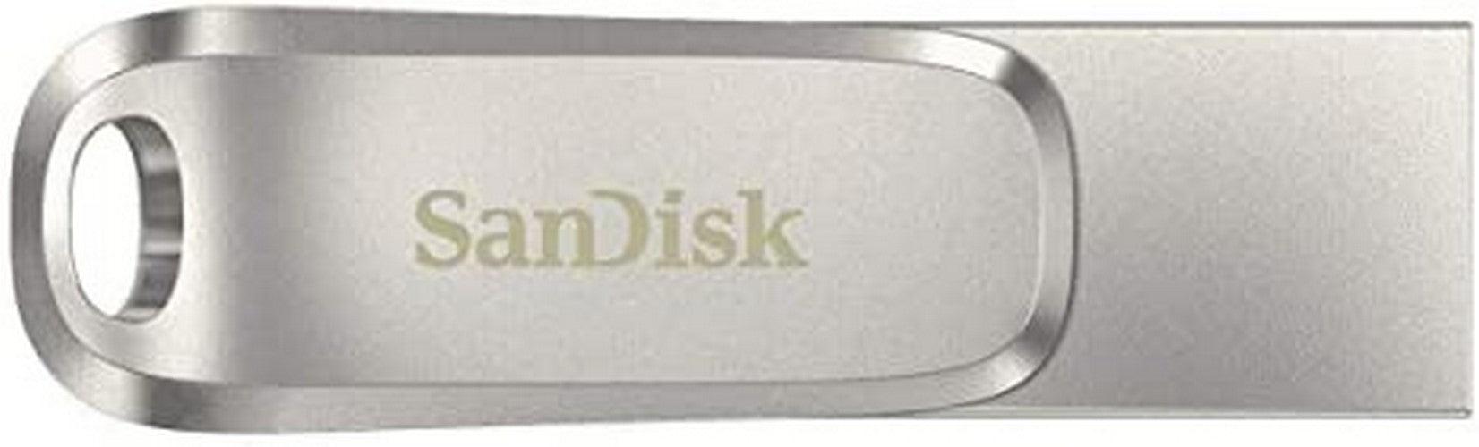 SanDisk Ultra Dual Drive Luxe USB Type-C Flash Drive - 32GB - Silver
