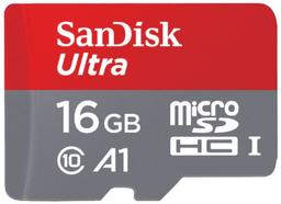 SanDisk Ultra micro SD Card SDSQUAR (Up to 120MB/s) - 32GB - Red