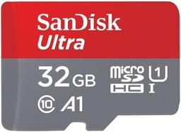 SanDisk Ultra micro SD Card SDSQUAR (Up to 120MB/s) - 32GB - Red
