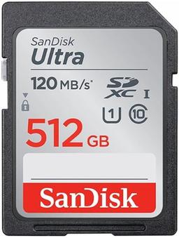Sandisk Ultra SDHC C10 UHS-I Memory Card (120MB/s) - 32GB - Black