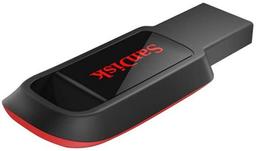 SanDisk USB 2.0 CZ61 Cruzer Spark Flash Drive - 128GB - Black